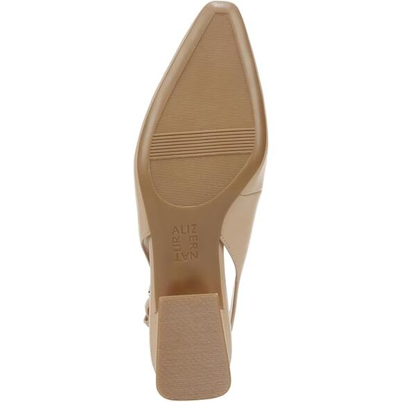 NWT Naturalizer Womens Ginger Snip Toe Slingbacks ,Barely Nude -Size 8.5 - Picture 5 of 7